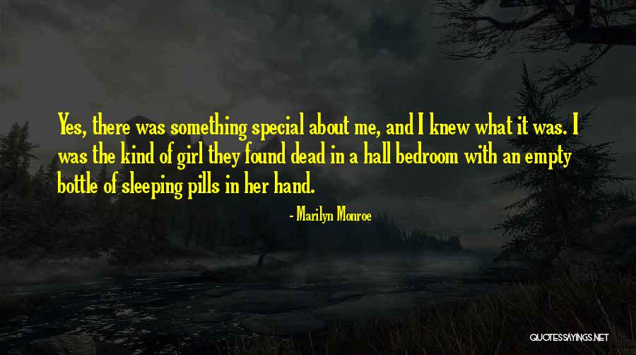 The Special Girl Quotes By Marilyn Monroe