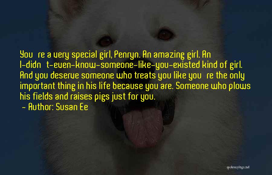 The Special Girl Quotes By Susan Ee