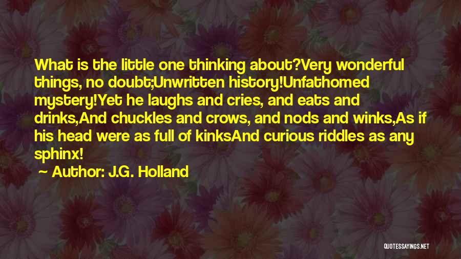 The Sphinx Quotes By J.G. Holland