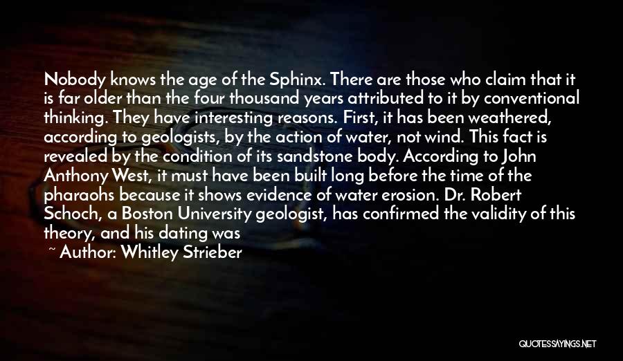 The Sphinx Quotes By Whitley Strieber