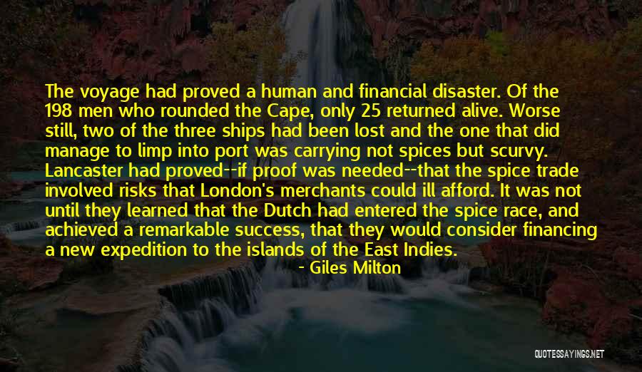 The Spice Trade Quotes By Giles Milton