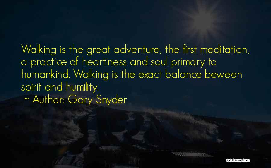 The Spirit Of Adventure Quotes By Gary Snyder