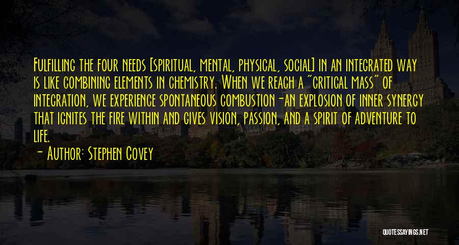 The Spirit Of Adventure Quotes By Stephen Covey