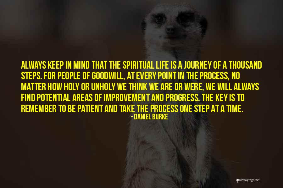 The Spiritual Journey Quotes By Daniel Burke