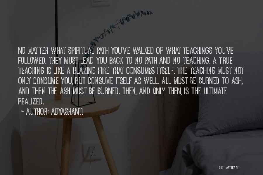 The Spiritual Path Quotes By Adyashanti