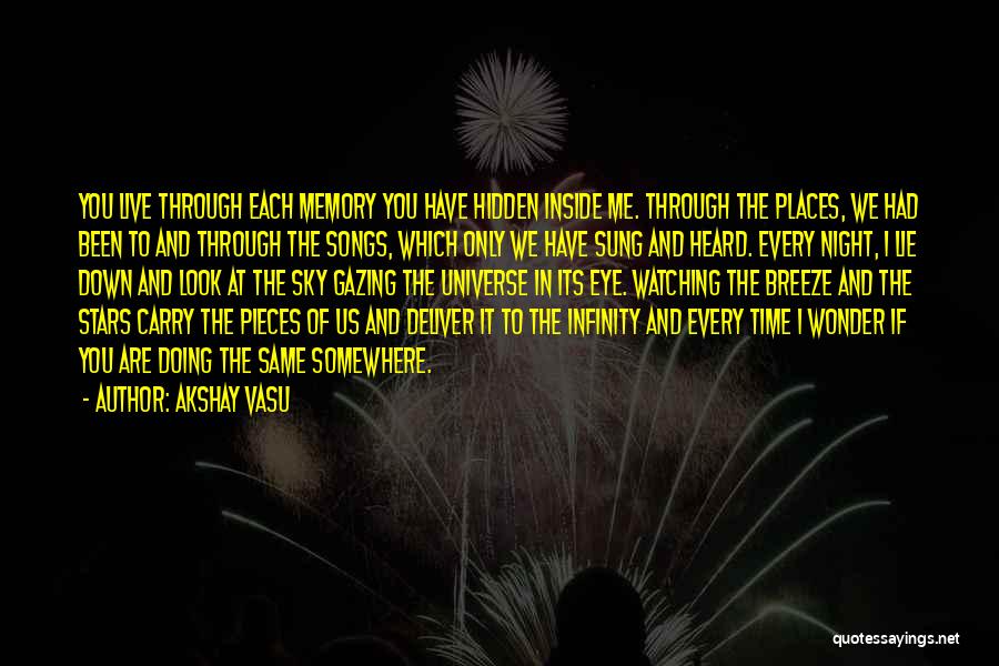 The Stars At Night Quotes By Akshay Vasu