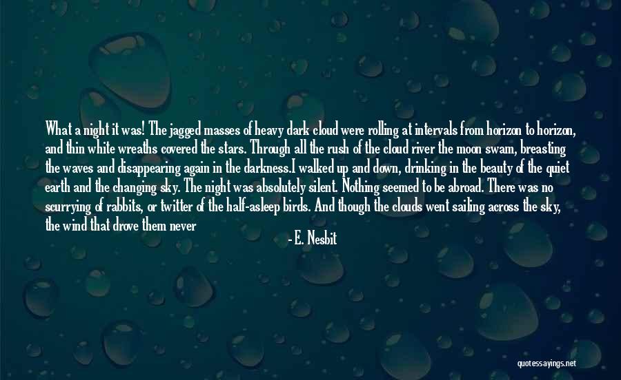 The Stars In The Night Sky Quotes By E. Nesbit