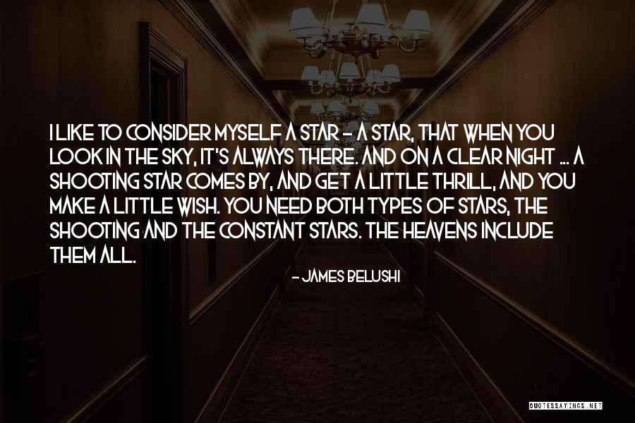 The Stars In The Night Sky Quotes By James Belushi