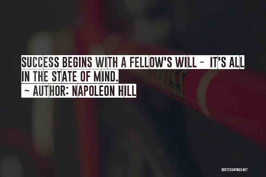 The State Of Mind Quotes By Napoleon Hill