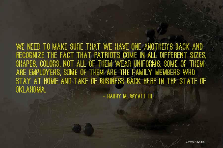 The State Of Oklahoma Quotes By Harry M. Wyatt III