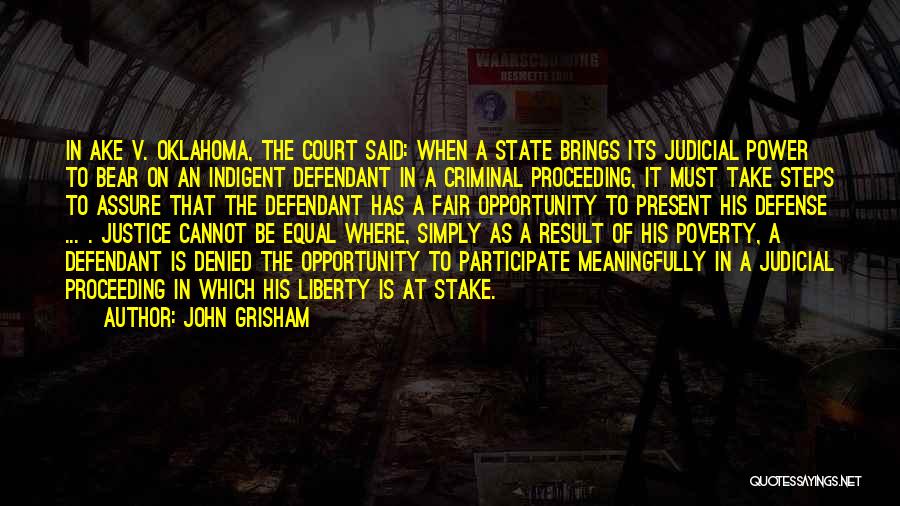 The State Of Oklahoma Quotes By John Grisham