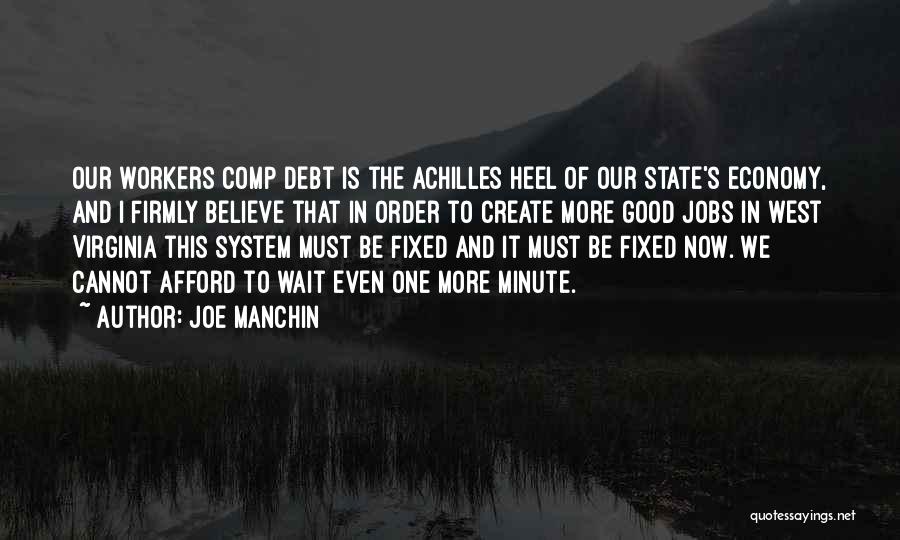 The State Of Virginia Quotes By Joe Manchin