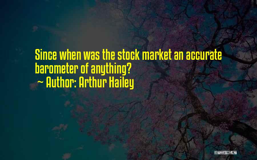 The Stock Market Quotes By Arthur Hailey