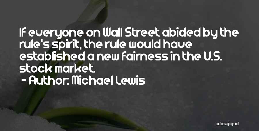 The Stock Market Quotes By Michael Lewis