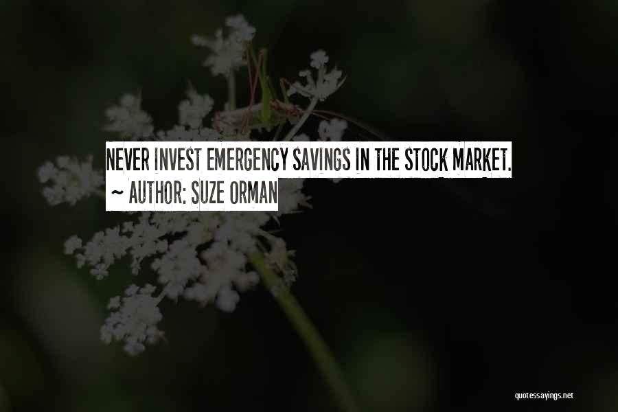 The Stock Market Quotes By Suze Orman