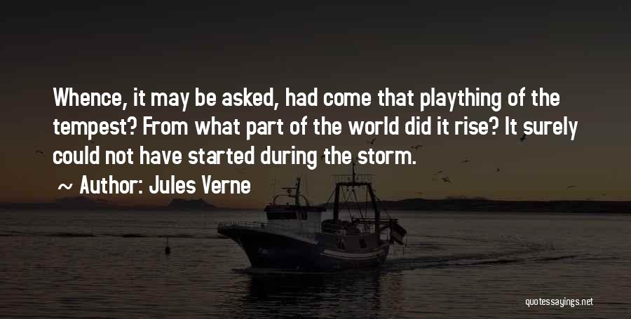 The Storm In The Tempest Quotes By Jules Verne