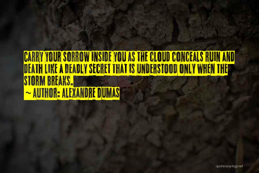 The Storm Inside Quotes By Alexandre Dumas