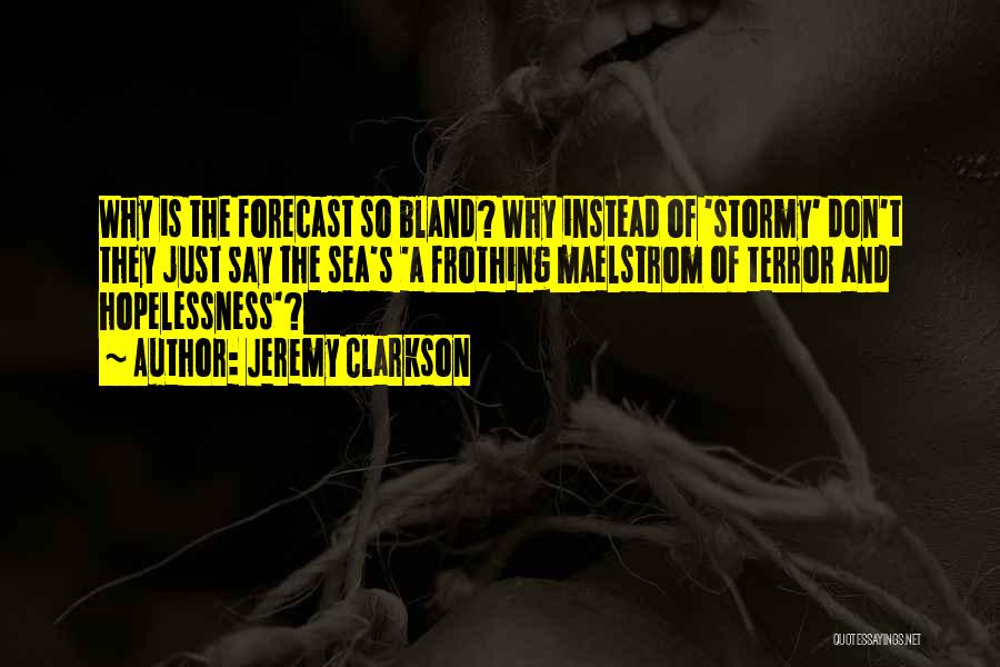 The Stormy Sea Quotes By Jeremy Clarkson