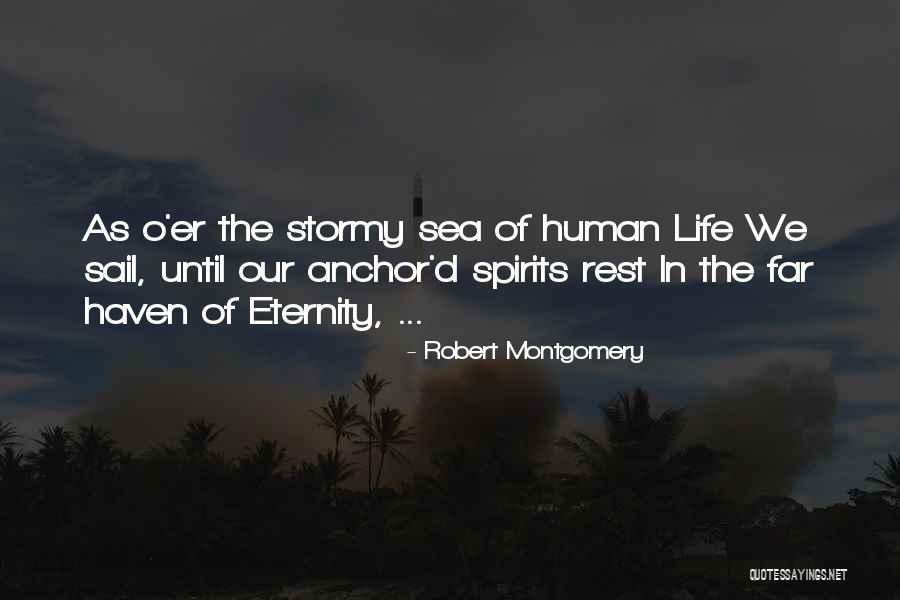 The Stormy Sea Quotes By Robert Montgomery