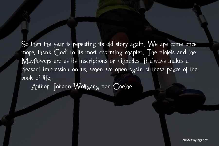 The Story Of Us Book Quotes By Johann Wolfgang Von Goethe