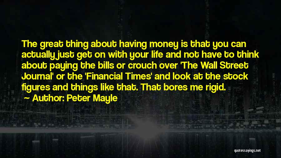 The Street Stock Quotes By Peter Mayle