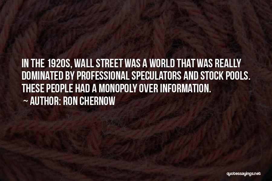 The Street Stock Quotes By Ron Chernow