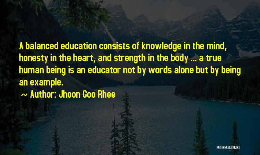 The Strength Of The Human Heart Quotes By Jhoon Goo Rhee