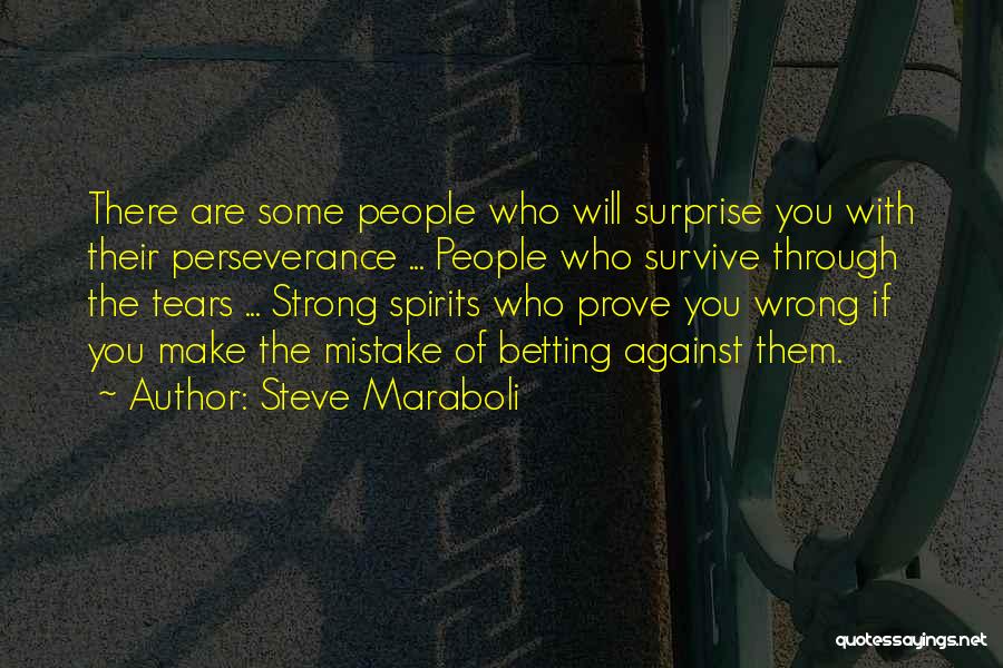 The Strong Survive Quotes By Steve Maraboli