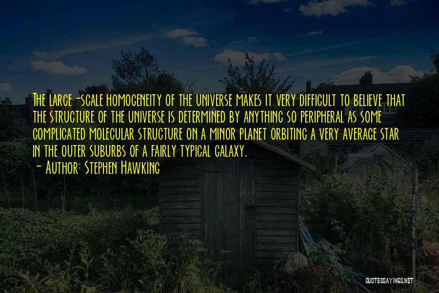 The Suburbs Quotes By Stephen Hawking