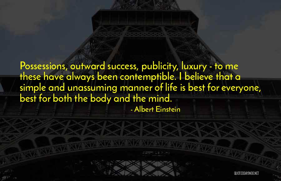 The Success Of Life Quotes By Albert Einstein