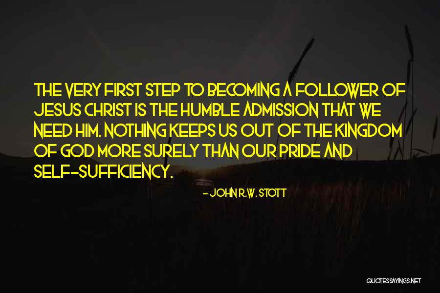 The Sufficiency Of Christ Quotes By John R.W. Stott The Sufficiency Of Christ Quotes By John R.W. Stott
