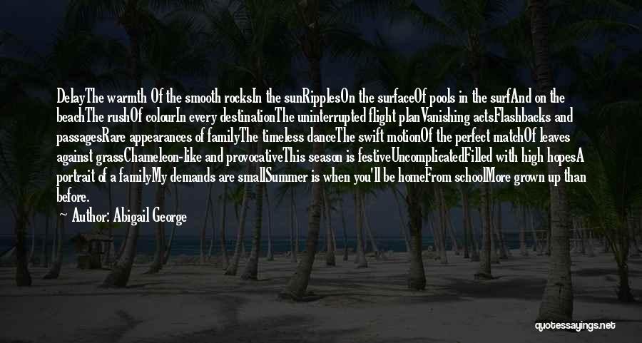 The Sun And Beach Quotes By Abigail George