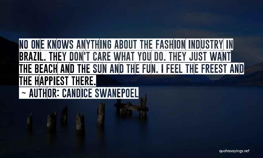 The Sun And Beach Quotes By Candice Swanepoel
