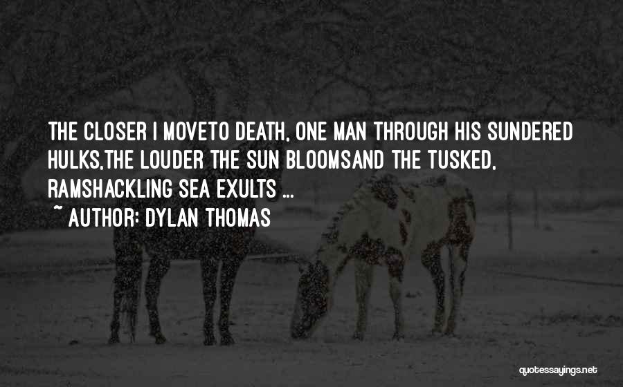 The Sun And Sea Quotes By Dylan Thomas