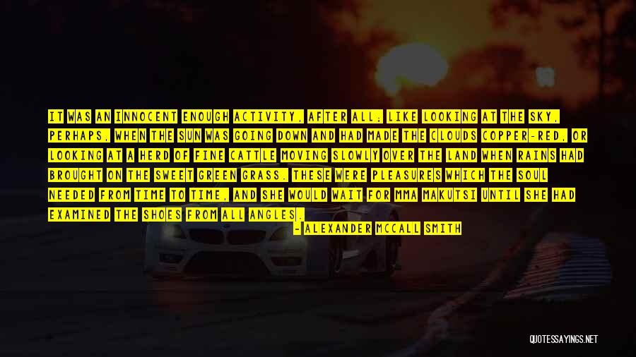 The Sun Going Down Quotes By Alexander McCall Smith The Sun Going Down Quotes By Alexander McCall Smith