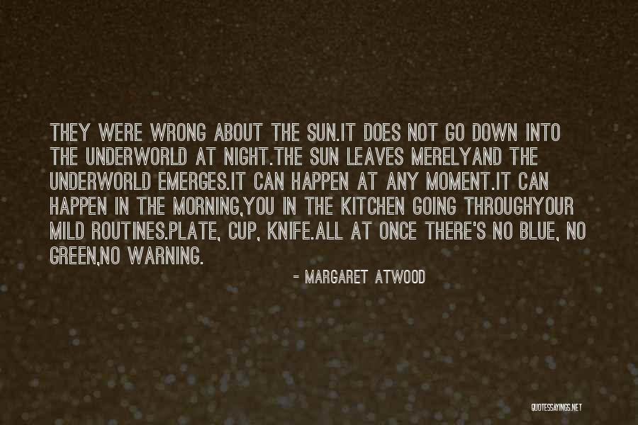 The Sun Going Down Quotes By Margaret Atwood