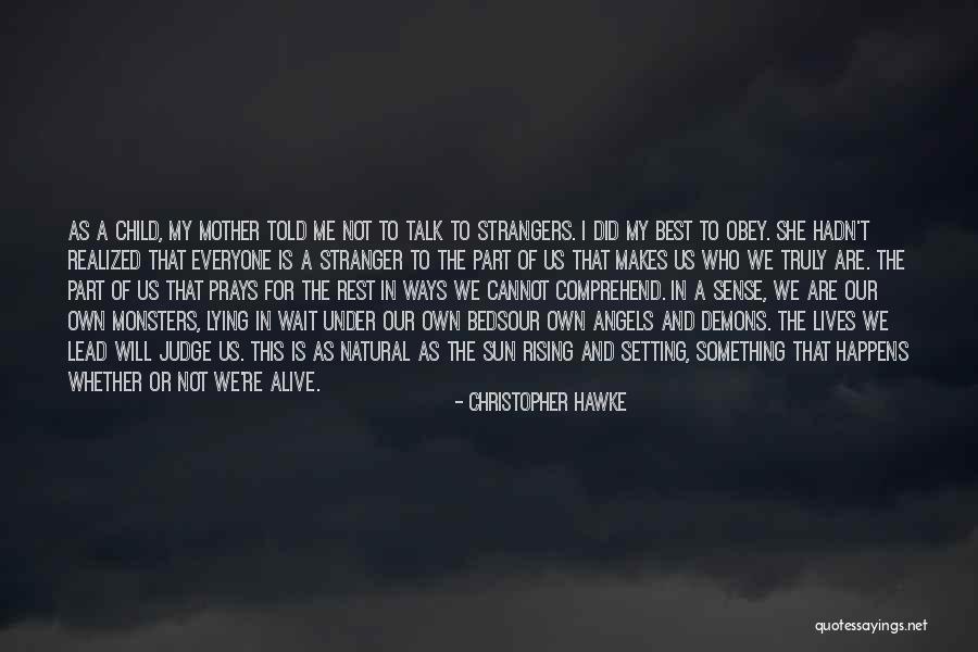 The Sun In The Stranger Quotes By Christopher Hawke