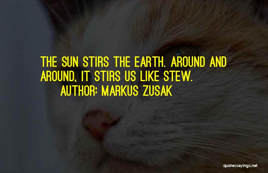 The Sun In The Stranger Quotes By Markus Zusak