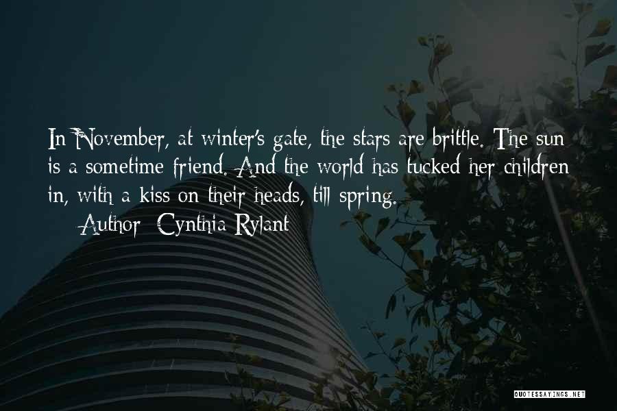 The Sun In Winter Quotes By Cynthia Rylant