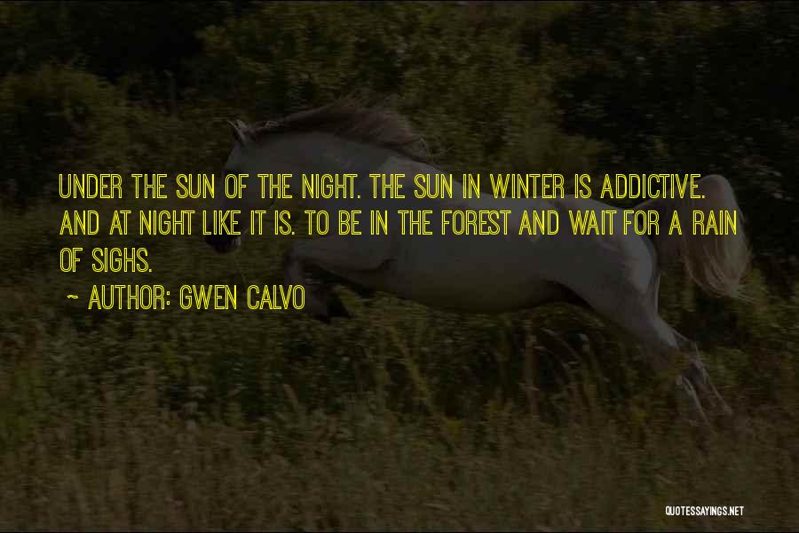 The Sun In Winter Quotes By Gwen Calvo