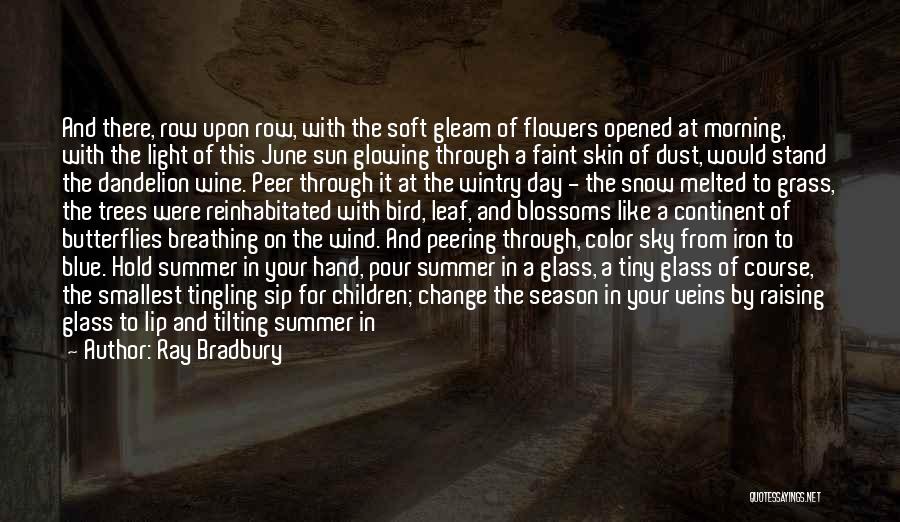 The Sun In Winter Quotes By Ray Bradbury