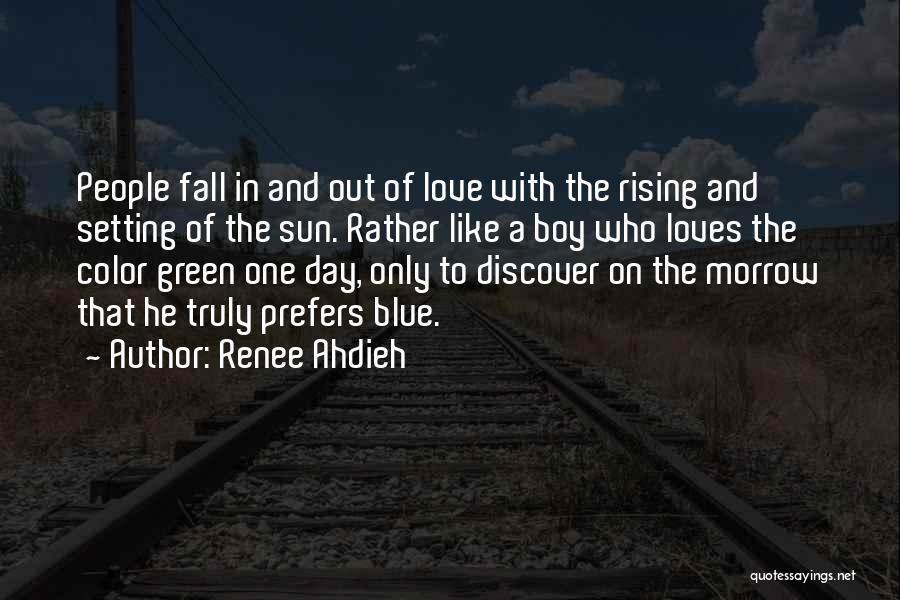 The Sun Setting And Rising Quotes By Renee Ahdieh