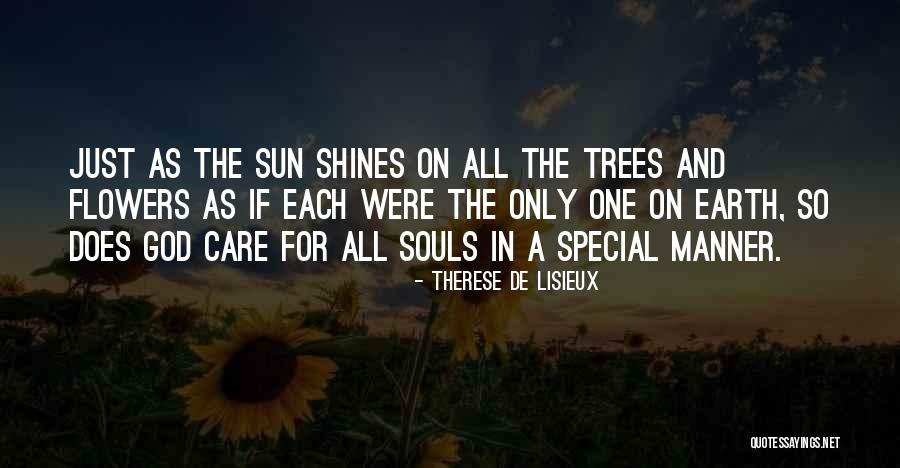 The Sun Shines Quotes By Therese De Lisieux The Sun Shines Quotes By Therese De Lisieux
