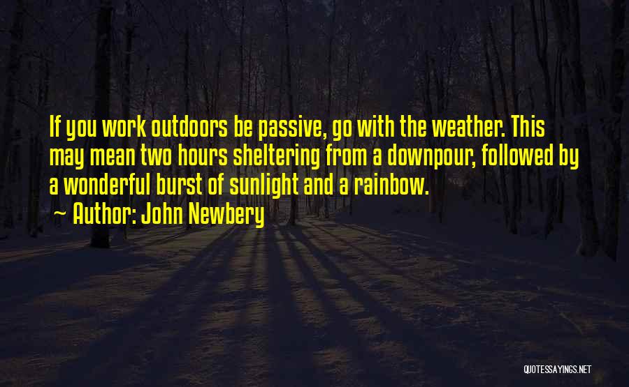 The Sunlight Quotes By John Newbery