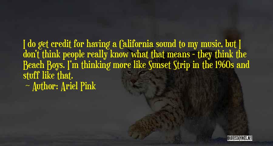 The Sunset Strip Quotes By Ariel Pink