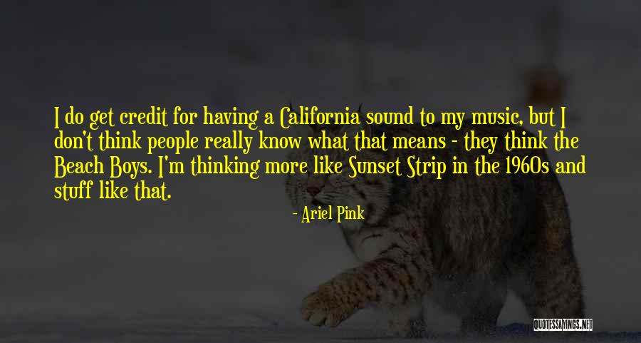 The Sunset Strip Quotes By Ariel Pink