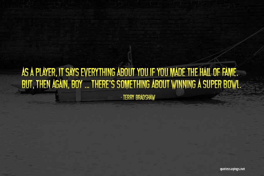 The Super Bowl Quotes By Terry Bradshaw The Super Bowl Quotes By Terry Bradshaw