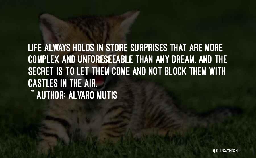 The Surprises In Life Quotes By Alvaro Mutis