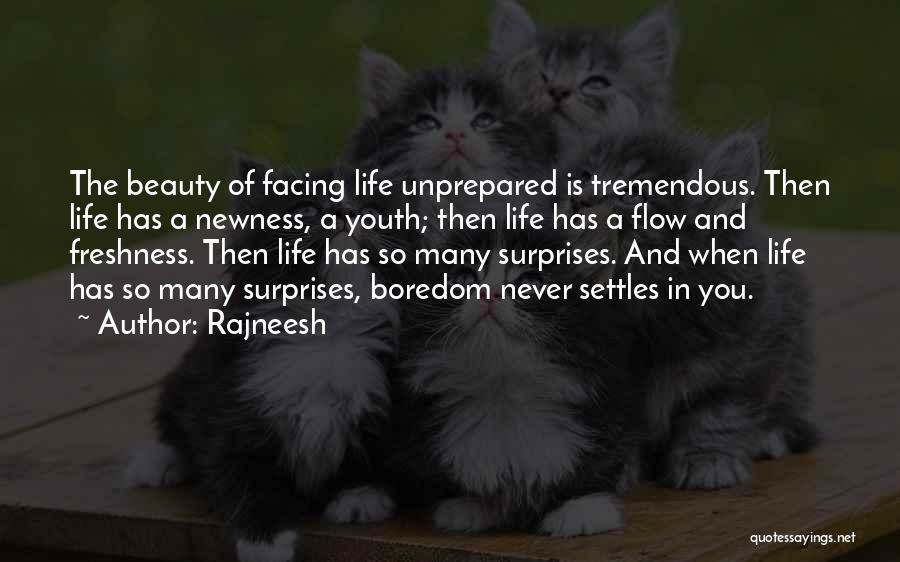 The Surprises In Life Quotes By Rajneesh