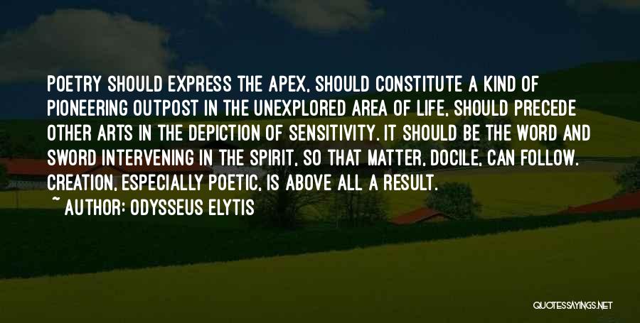 The Sword Of The Spirit Quotes By Odysseus Elytis